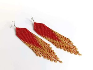 Aretes Mostacilla Chontaduro