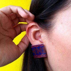 Aretes Topitos Cuadrados Arhuaco