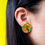 Aretes Topitos Redondos Guacamayas