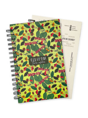 Cuaderno ilustrado de Café de Colombia