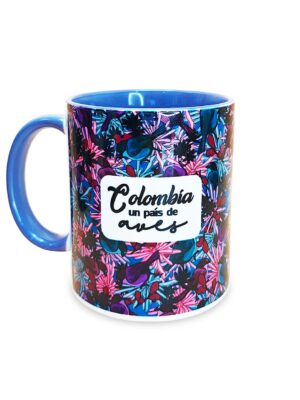 Mug Colorido Aves De Paramo