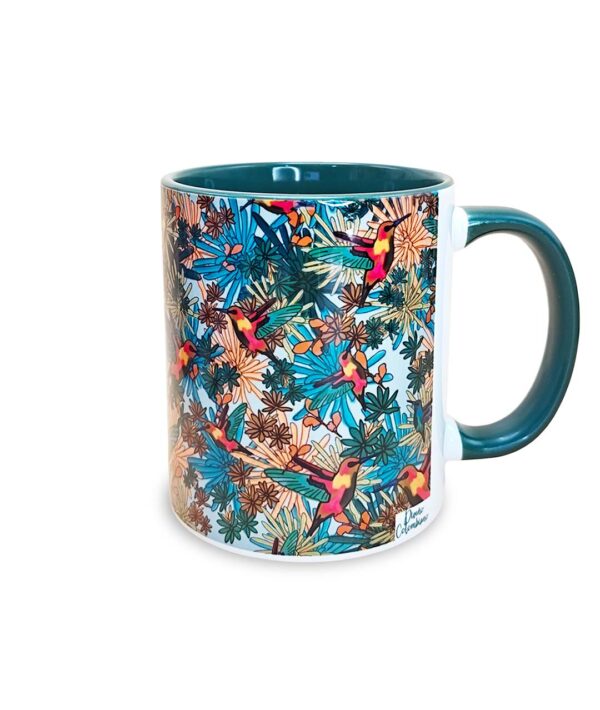 Mug Colorido Colibríes Colombianos