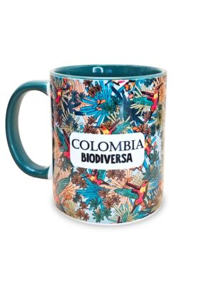 Mug Colorido Colibríes Colombianos