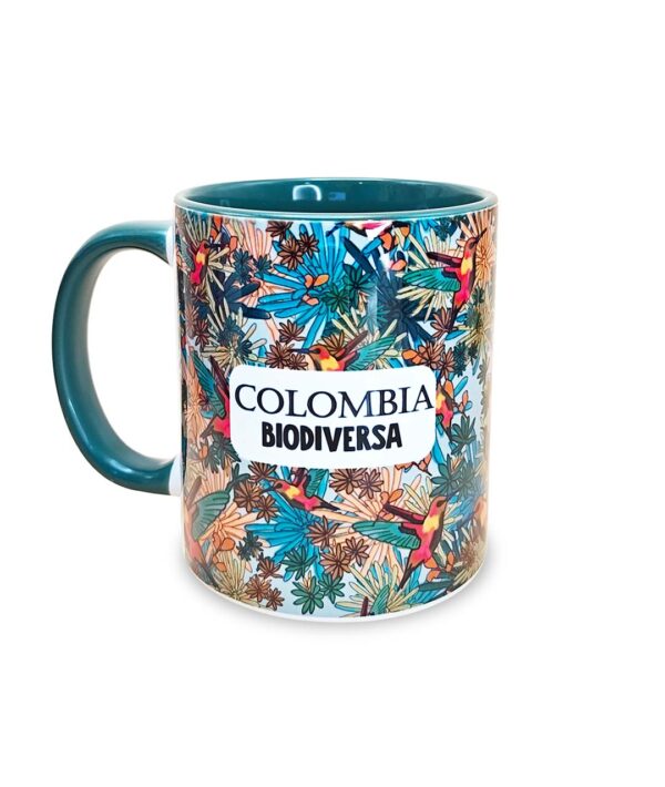 Mug Colorido Colibríes Colombianos
