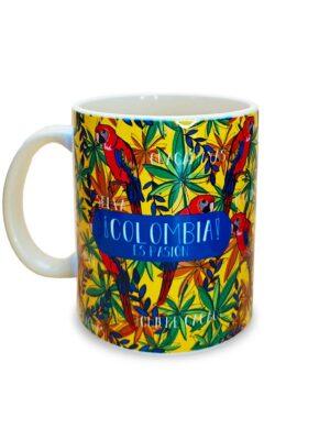 Mug Colorido Guacamayas Colombianas