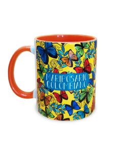 Mug Colorido Mariposario Colombiano