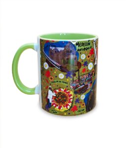 Mug Colorido Medellín Colombia