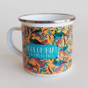 Mug Peltre Avistamiento De Aves