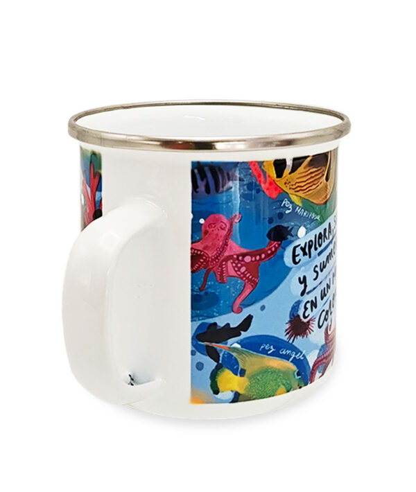 Mug Peltre Costa Colombiana