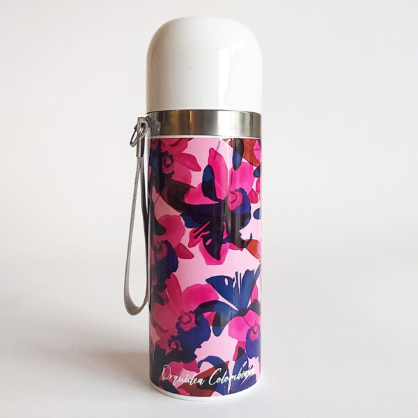 Termo 350 ml Orquidea Colombiana
