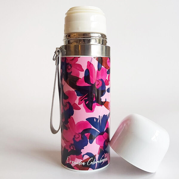 Termo 350 ml Orquidea Colombiana