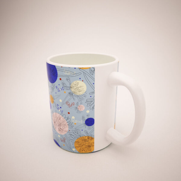 Mug Blanco Agapantos