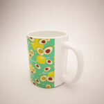 Mug Blanco Aguacates