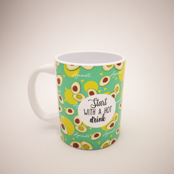 Mug Blanco Aguacates