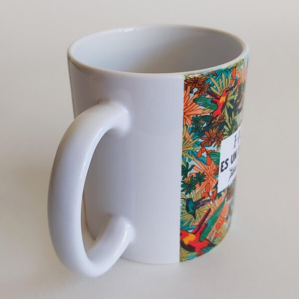 Mug Blanco Colibríes