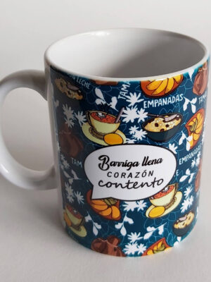 Mug Blanco Comidas Típicas Colombianas