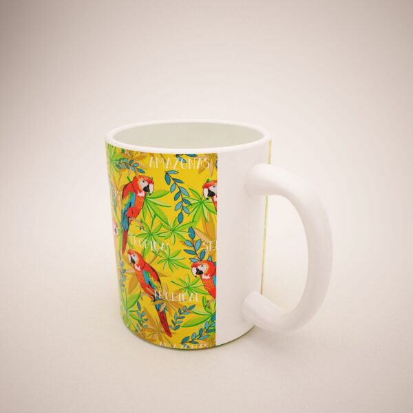 Mug Blanco Guacamayas