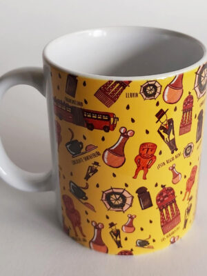 Mug Blanco Íconos De Bogotá