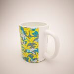 Mug Blanco Lirios