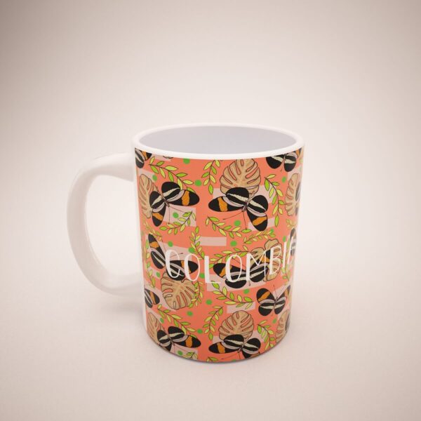 Mug Blanco Mariposario