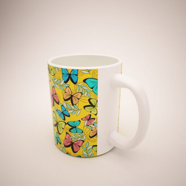 Mug Blanco Mariposario Colombiano