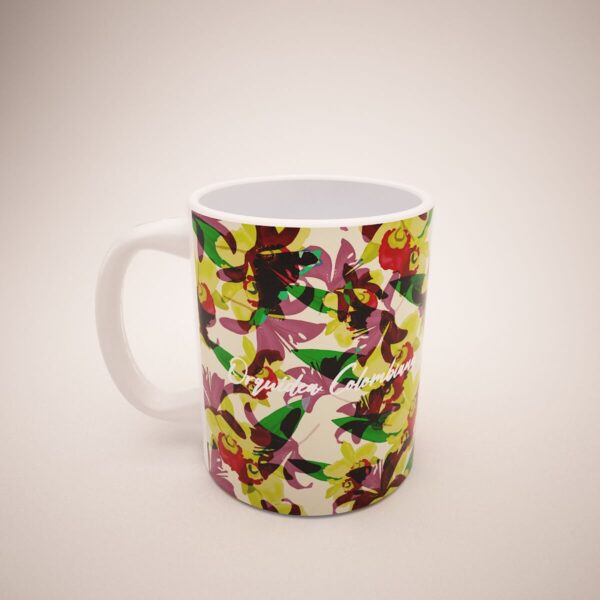 Mug Blanco Orquídeas