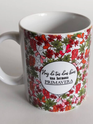 Mug Blanco Uva Camarona