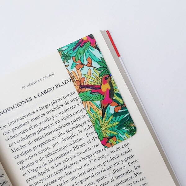 Separador Alargado Libros Colibríes