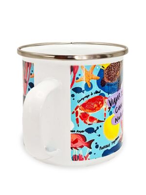 Mug de peltre caribe marino 2