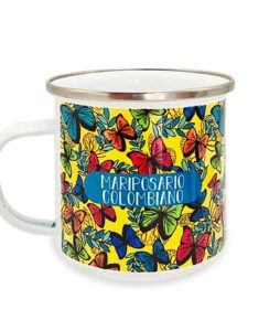 Mug Peltre Mariposario Colombiano