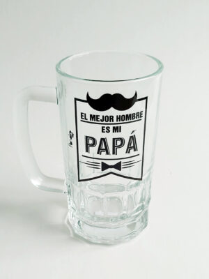 Mug Cervecero El Mejor Hombre Es Mi Papa