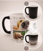 Mug Mágico Personalizado Con Tus Mascotas, Collage 1, (6 fotos)