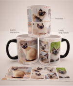 Mug Mágico Personalizado Con Tus Mascotas, Collage 8, (6 fotos)