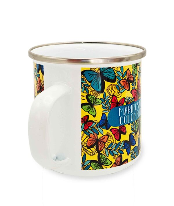 Mug Peltre Mariposario Colombiano