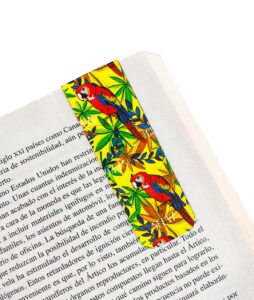 Separador Alargado Libros Guacamayas