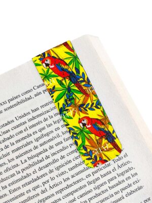 Separador Alargado Libros Guacamayas