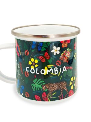 Mug Peltre Colombia biodiversa