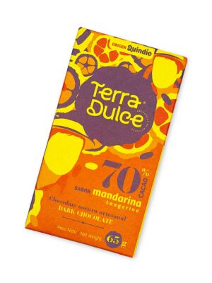 Barra de Chocolate Artesanal de Mandarina
