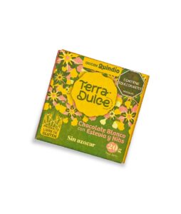 Barra de Chocolate Blanco Artesanal con Nibs