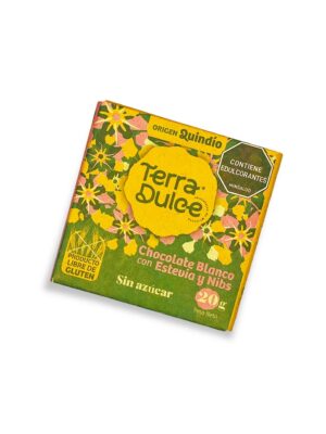 Barra de Chocolate Blanco Artesanal con Nibs