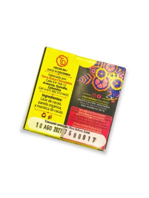 Barra de Chocolate Oscuro Artesanal 2