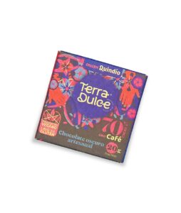 Barra de Chocolate Artesanal de Cacao y café