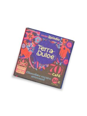 Barra de Chocolate Artesanal de Cacao y café