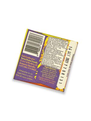 Barra de Chocolate Oscuro Artesanal con Mandarina 2