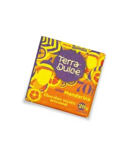 Barra de Chocolate Artesanal de Mandarina