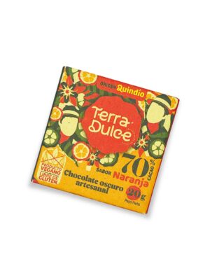 Barra de Chocolate Artesanal de Naranja