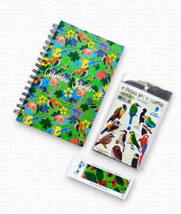 Combo regalo Caribe Colombiano: Cuaderno, separador de libros, 11 stickers