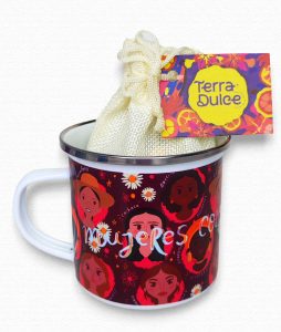 Combo Mug Mujeres Chocolate (mug peltre, chocolatinas de sabores)