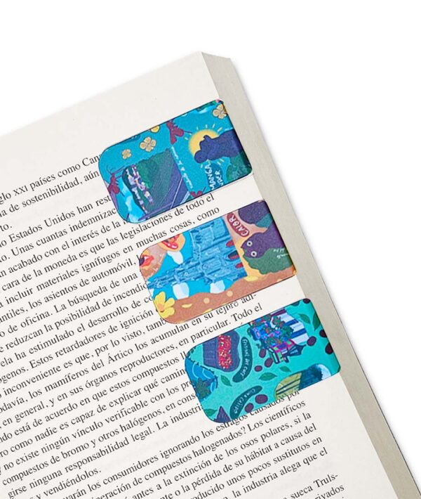 Set Separadores de Libro Multicolor