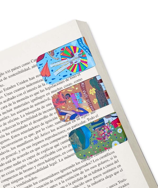 Set Separadores de Libro Folclor Colombiano